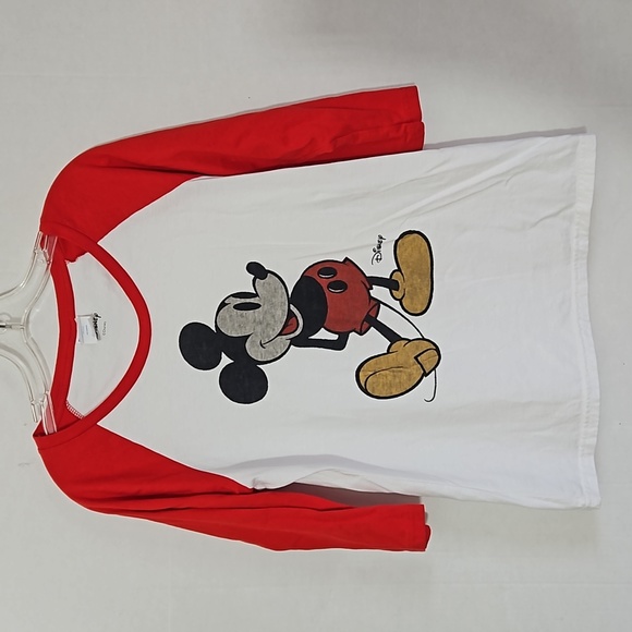 Mickey 3/4 sleeve tee Medium - Picture 1 of 5